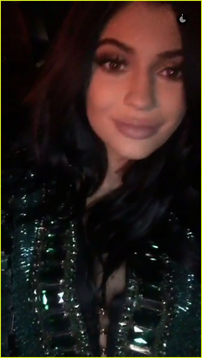 kylie jenner at 2015 kris christmas party 06
