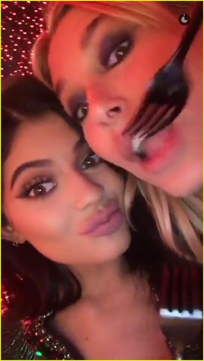 kylie jenner at 2015 kris christmas party 07