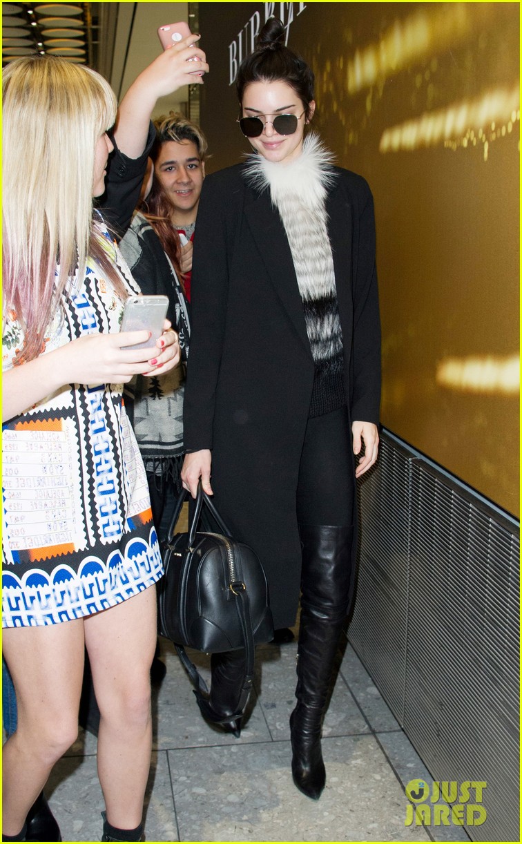 kendall kylie jenner step out separately 16
