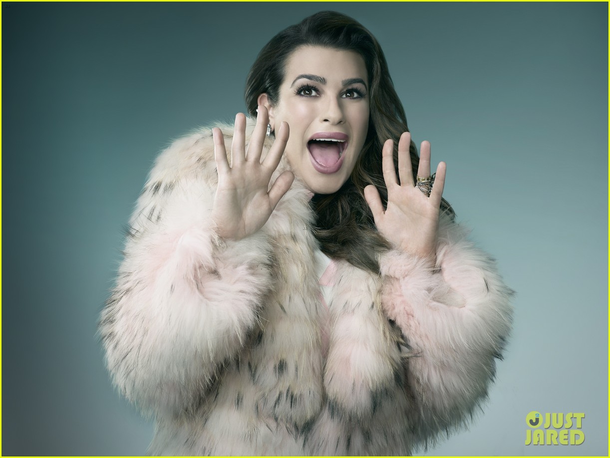 lea michele reacts to scream queens red devil reveal 02