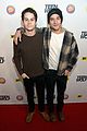 dylan obrien tyler posey buddy up at teen wolf l a premiere party 08