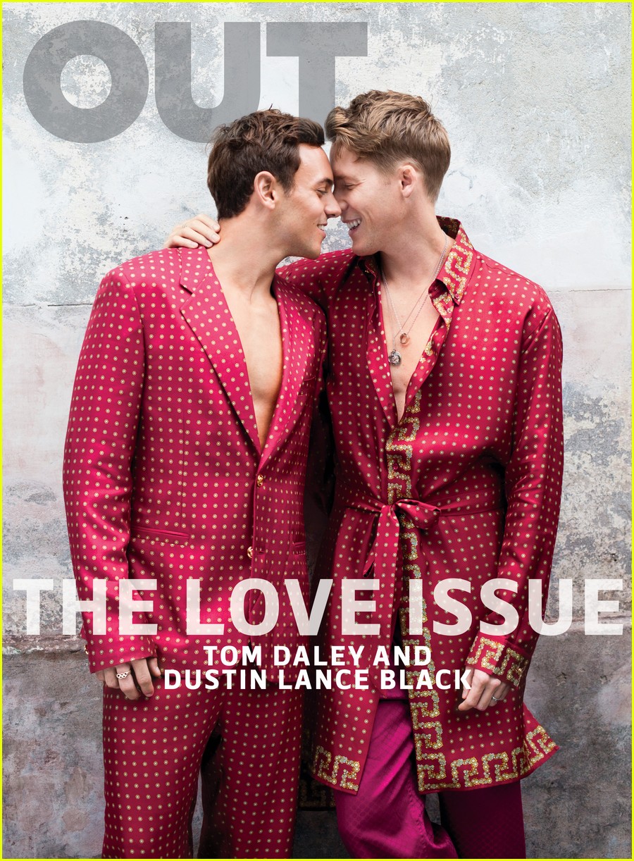 tom daley dustin lance black love issue 06