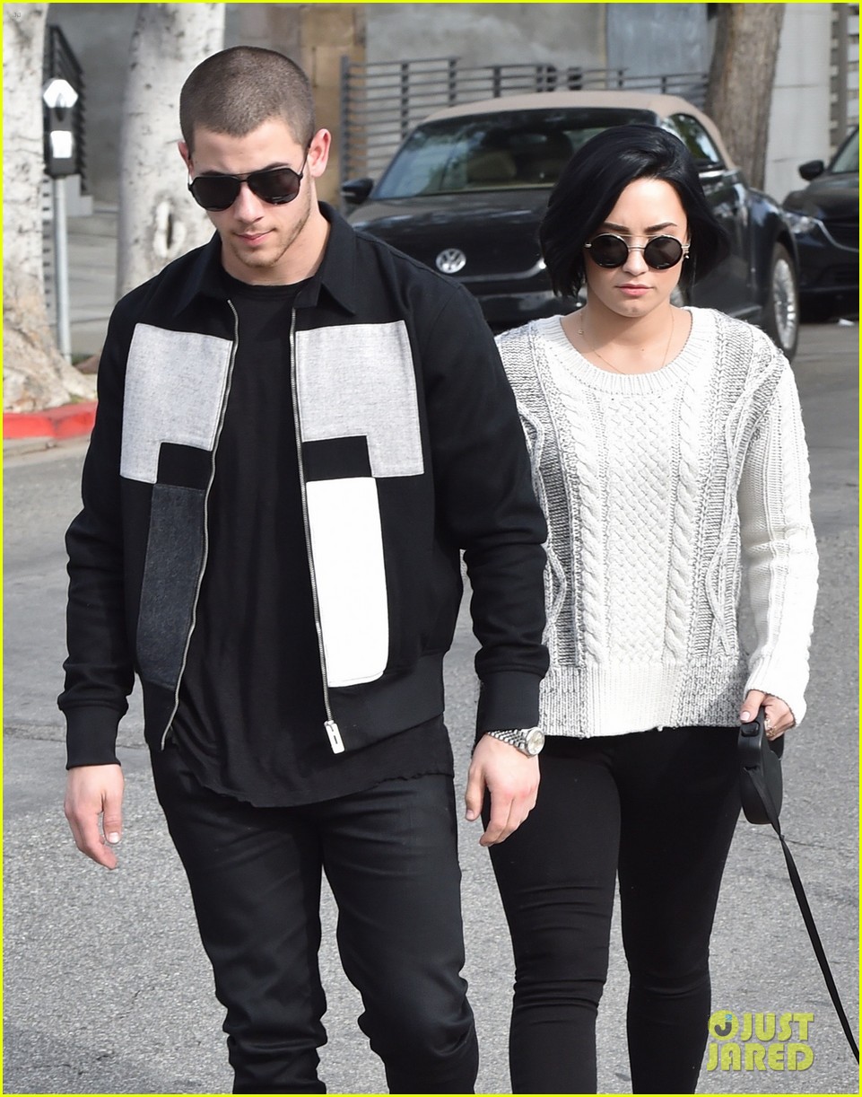 demi lovato nick jonas new future now poster lunch lily collins 30