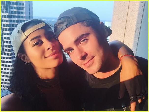 zac efron goes shirtless in new instagram with sami miro 06