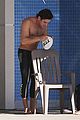 zac efron goes shirtless for baywatch swimming lessons 07
