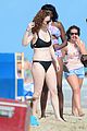 jess glynne wears black bikini on the beach 18