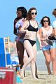 jess glynne wears black bikini on the beach 19