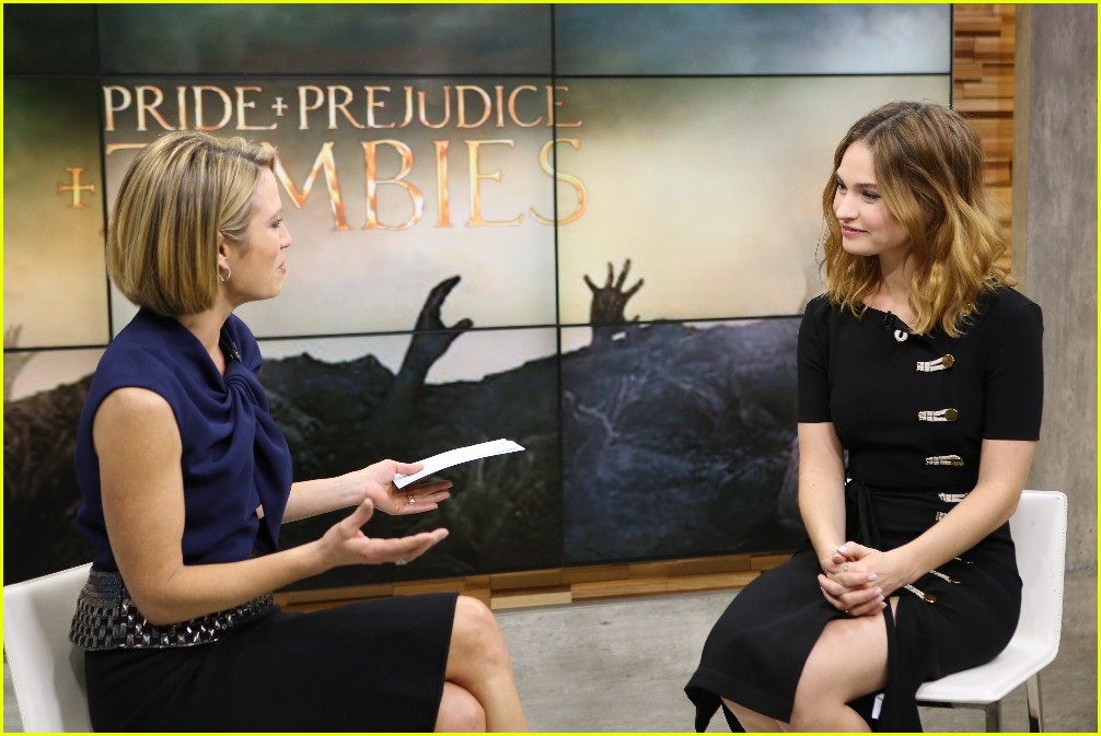 lily james good morning america ppz 06