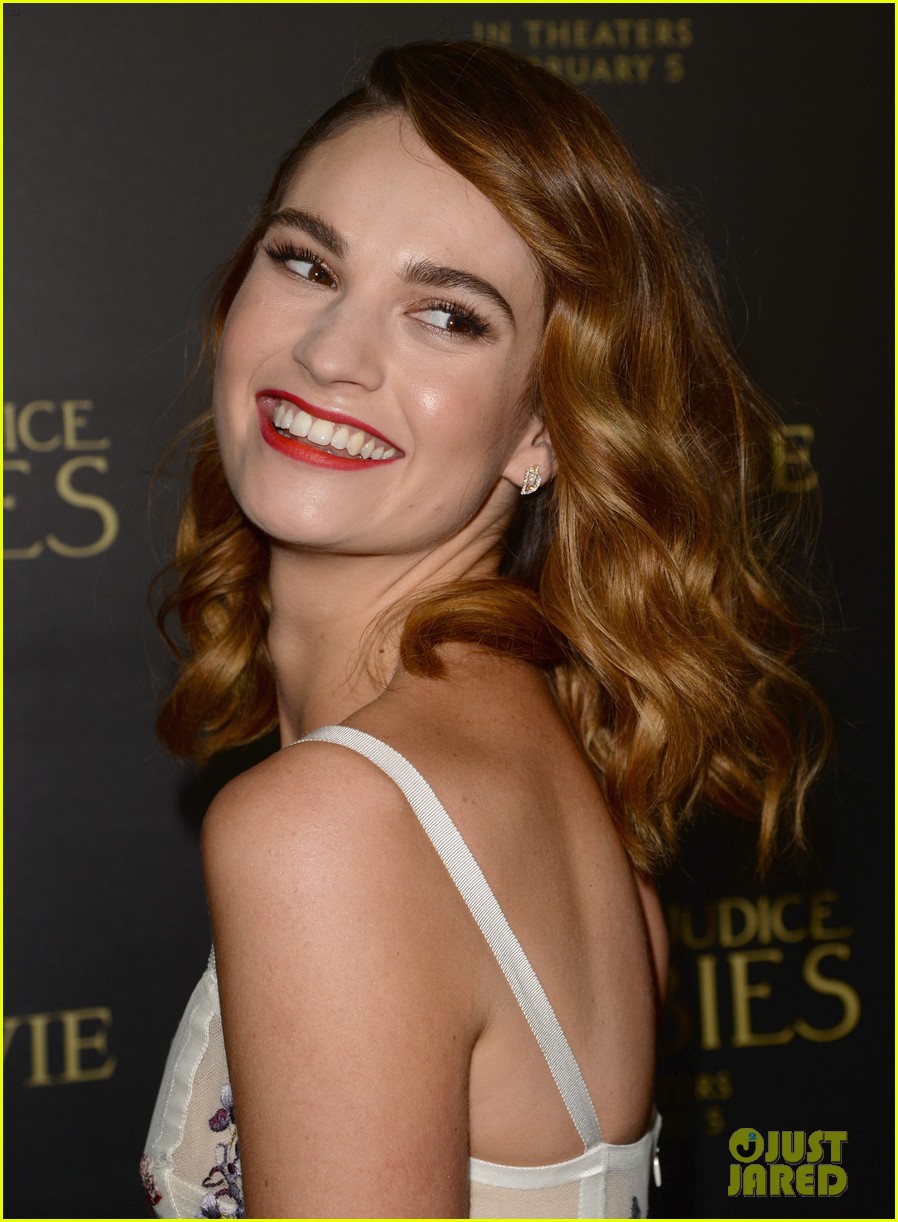 lily james matt smith pride and prejudice and zombies premiere 11