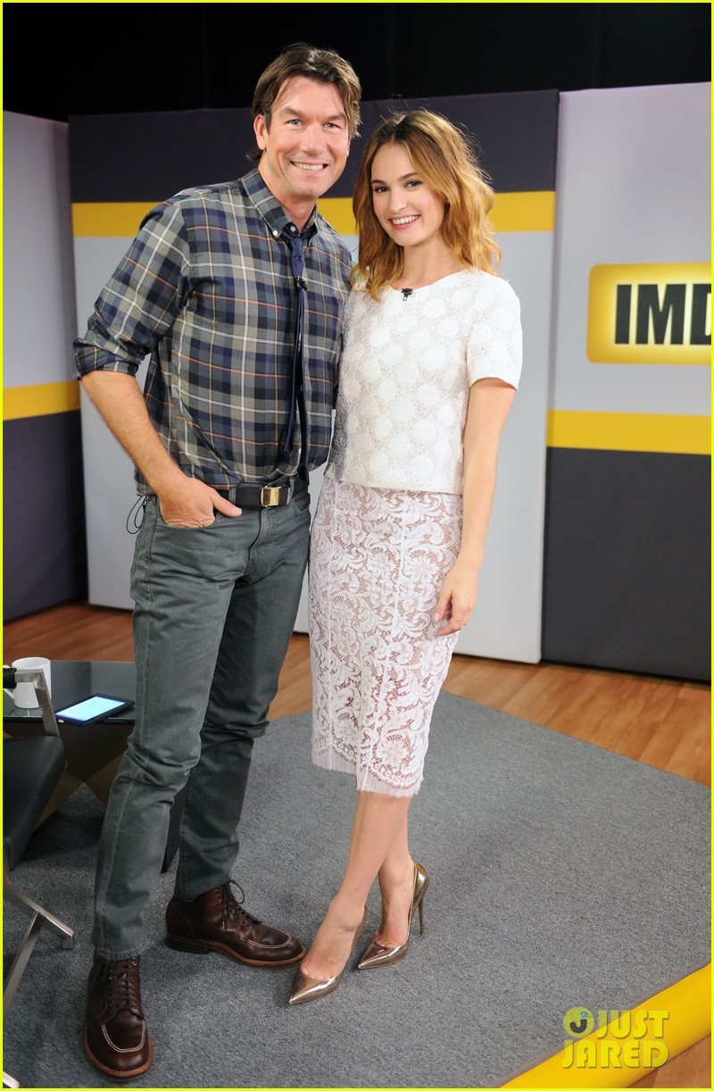 lily james aol build imdb asks events nyc 09