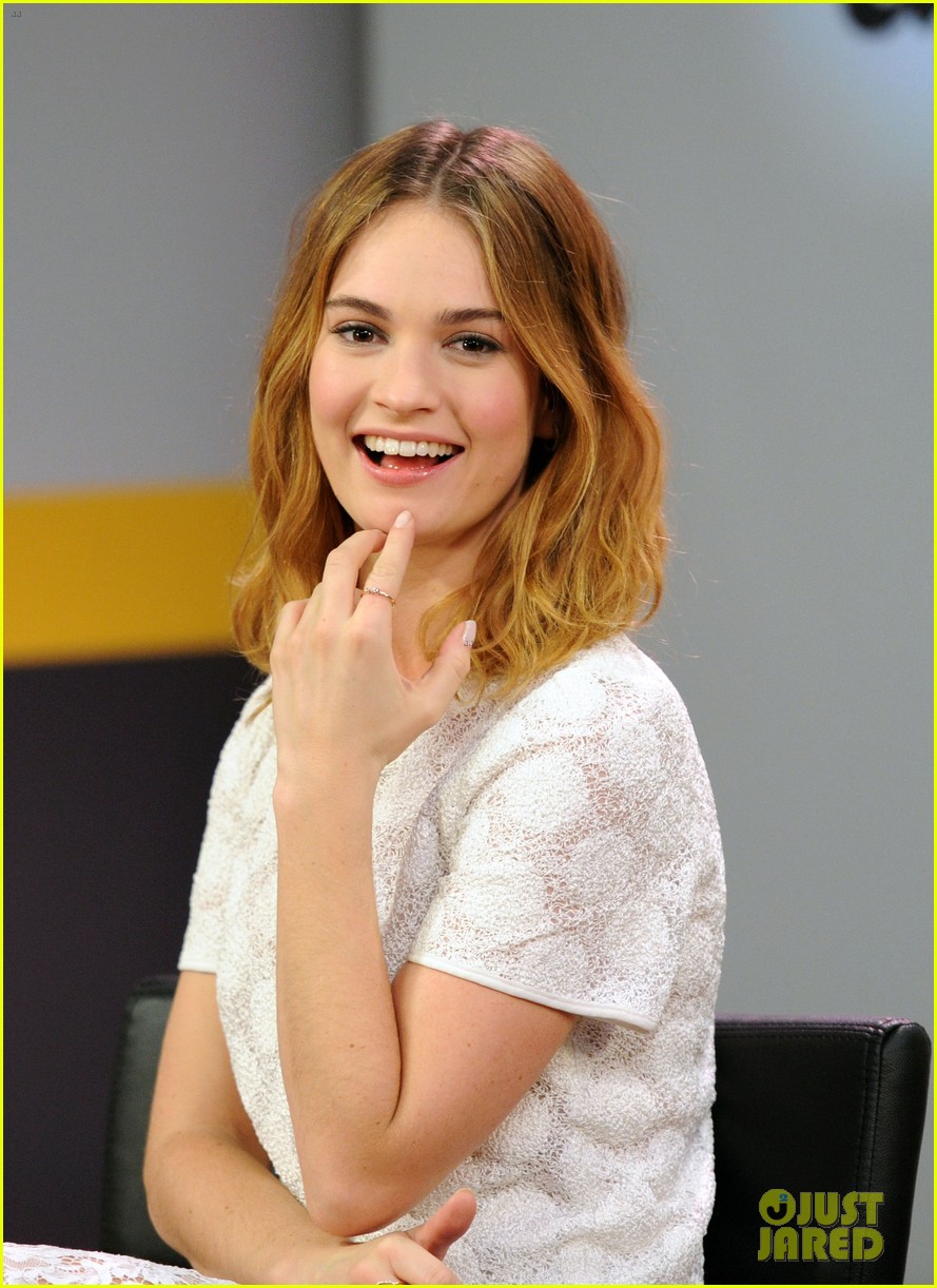 lily james aol build imdb asks events nyc 19