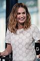 lily james aol build imdb asks events nyc 05