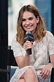 lily james aol build imdb asks events nyc 42