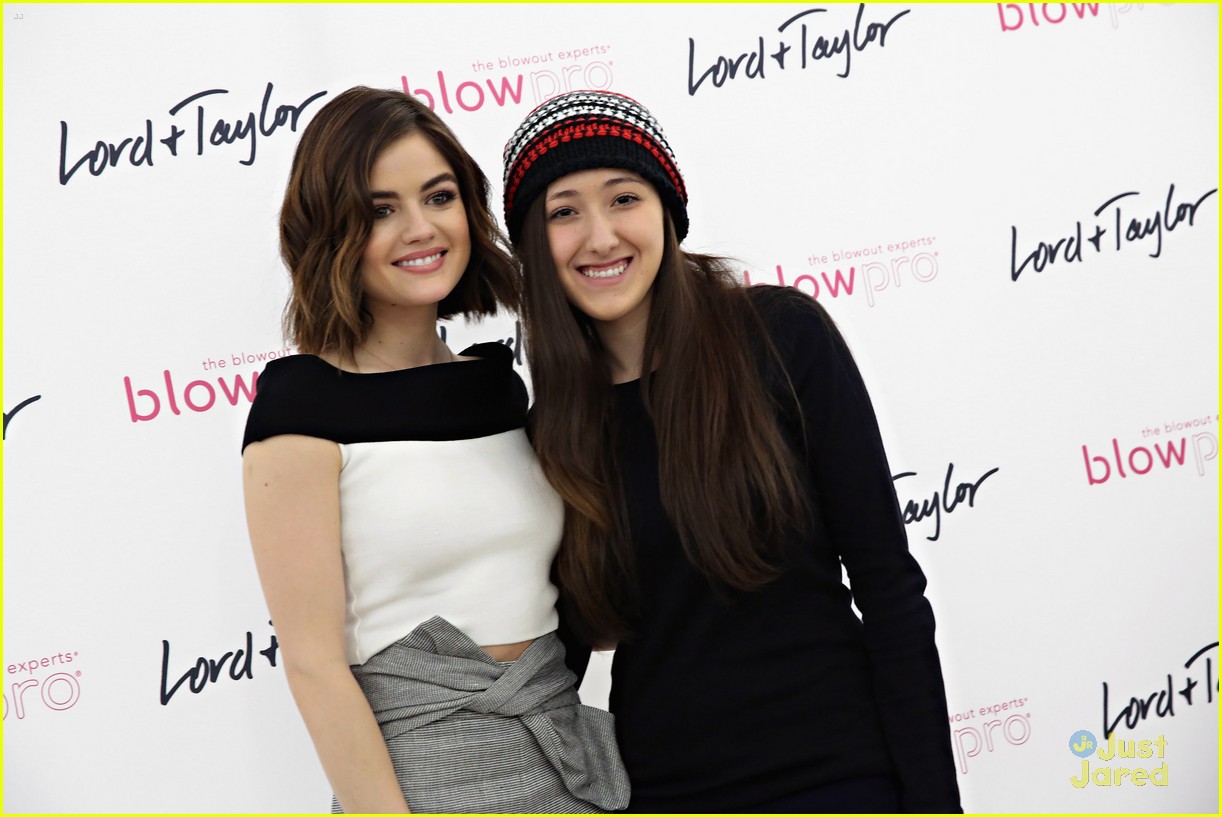 lucy hale meets fans blowpro lord taylor event 01