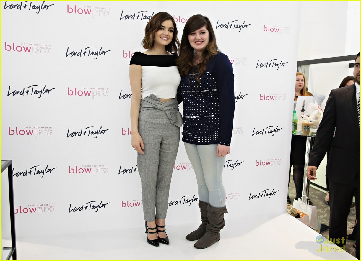 lucy hale meets fans blowpro lord taylor event 08