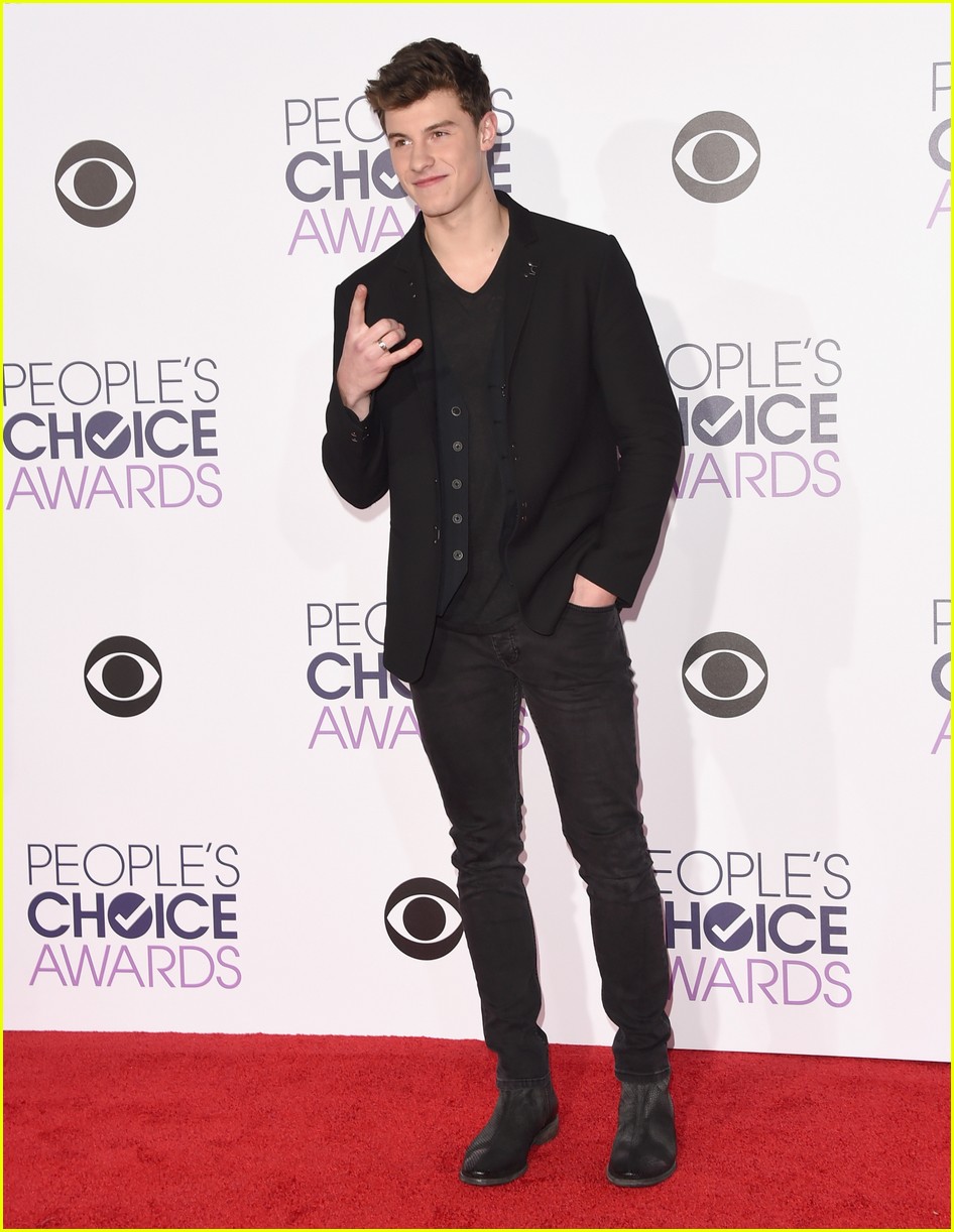 shawn mendes 2016 pca arrival 09