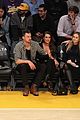 lea michele and matthew paetz go to lakers game 11