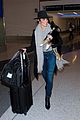 nikki reed flies with dog new owners lax 14