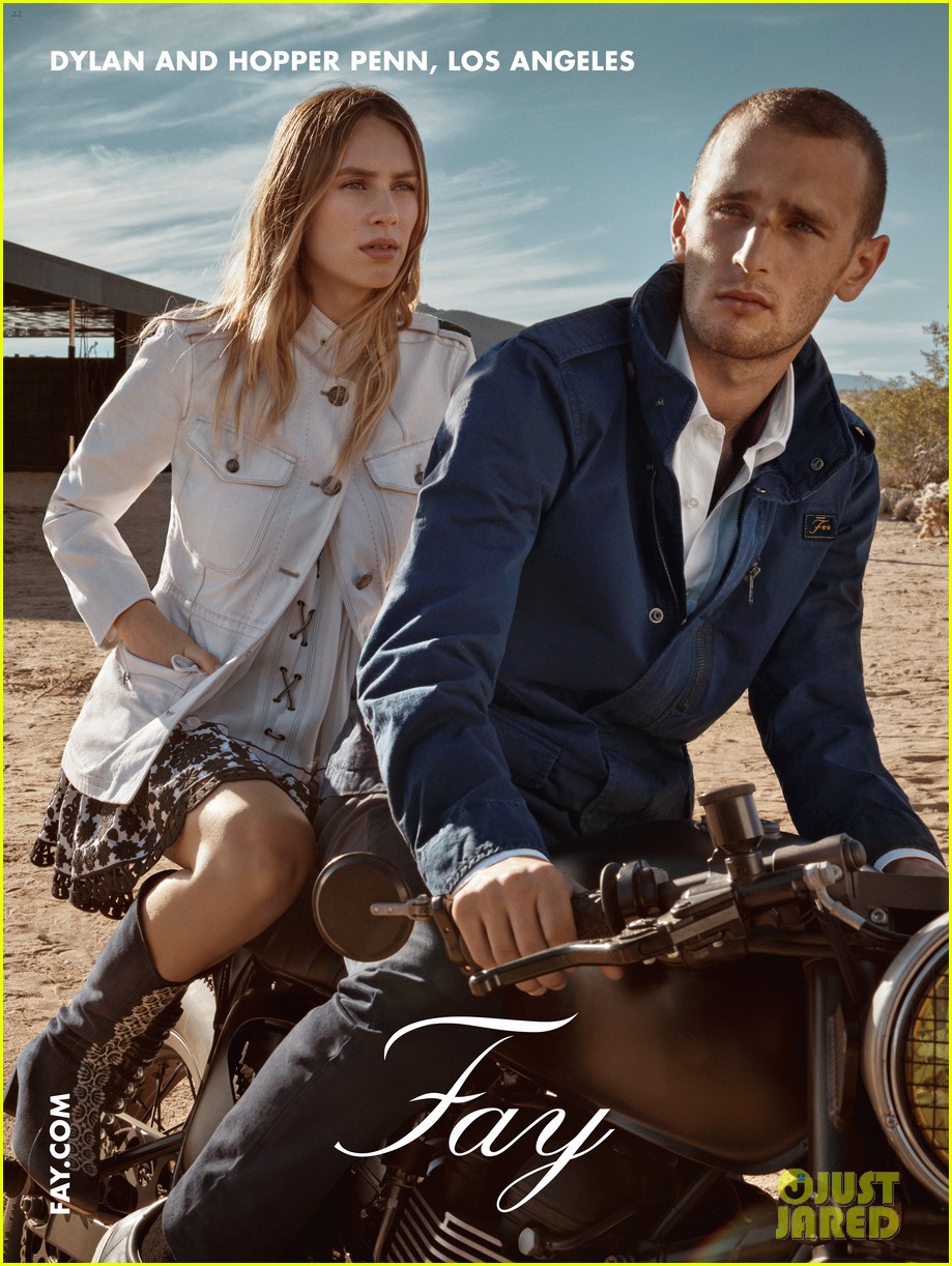 dylan hopper penn star in first fashion campaign together 01