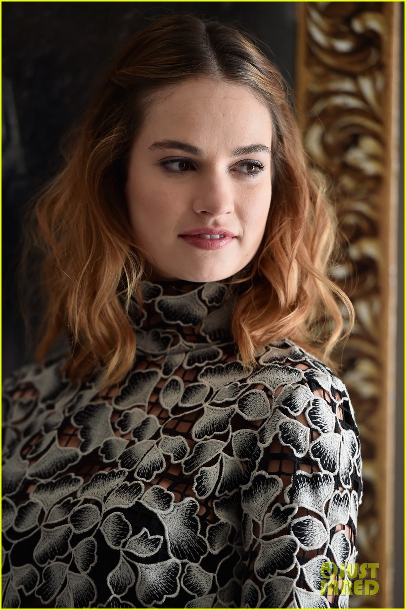 lily james bella heathcoate ppz photo call 09
