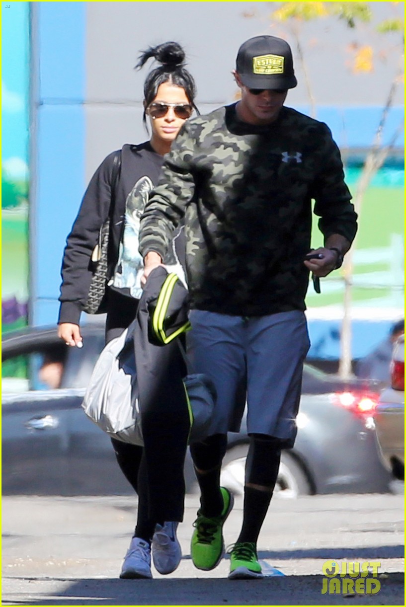 zac efron and his girlfriend sami hit the gym 06