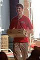 ansel elgort pizza delivery guy new movie atl 04