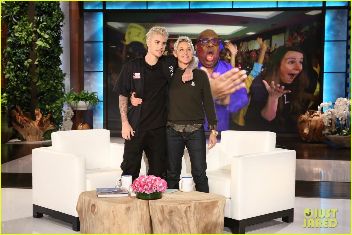 Full Sized Photo of <b>justin</b> <b>bieber</b> <b>ellen</b> degeneres school donation 04 <b>Justin</b> <b>...</b>