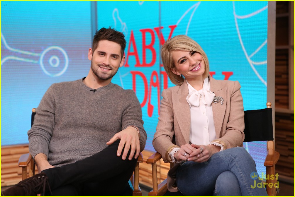 Chelsea Kane & Jean-Luc Bilodeau Promote 'Baby Daddy' On GMA