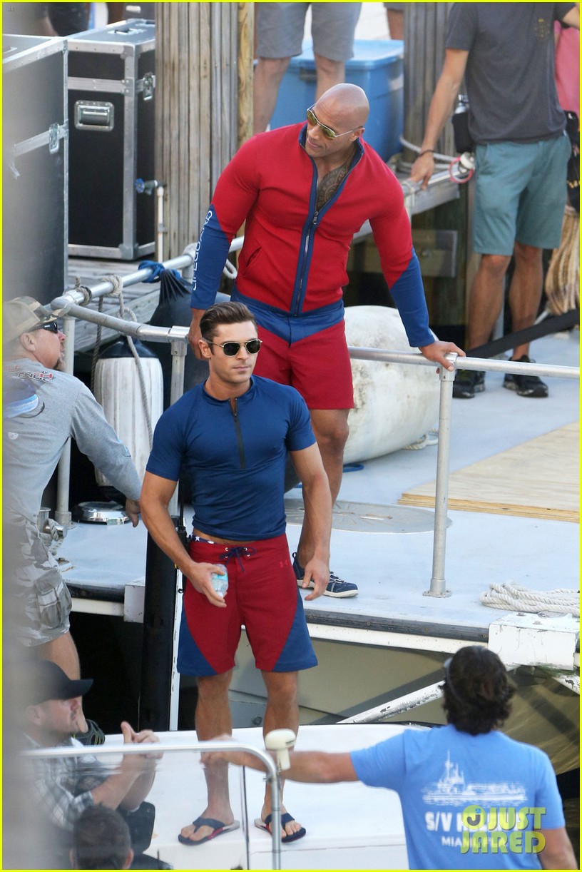 zac efron starts filming baywatch with the rock 05