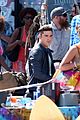 zac efron films baywatch on motorcycle 06