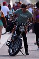 zac efron films baywatch on motorcycle 23
