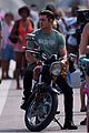 zac efron films baywatch on motorcycle 29
