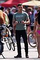 zac efron films baywatch on motorcycle 40