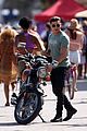 zac efron films baywatch on motorcycle 43