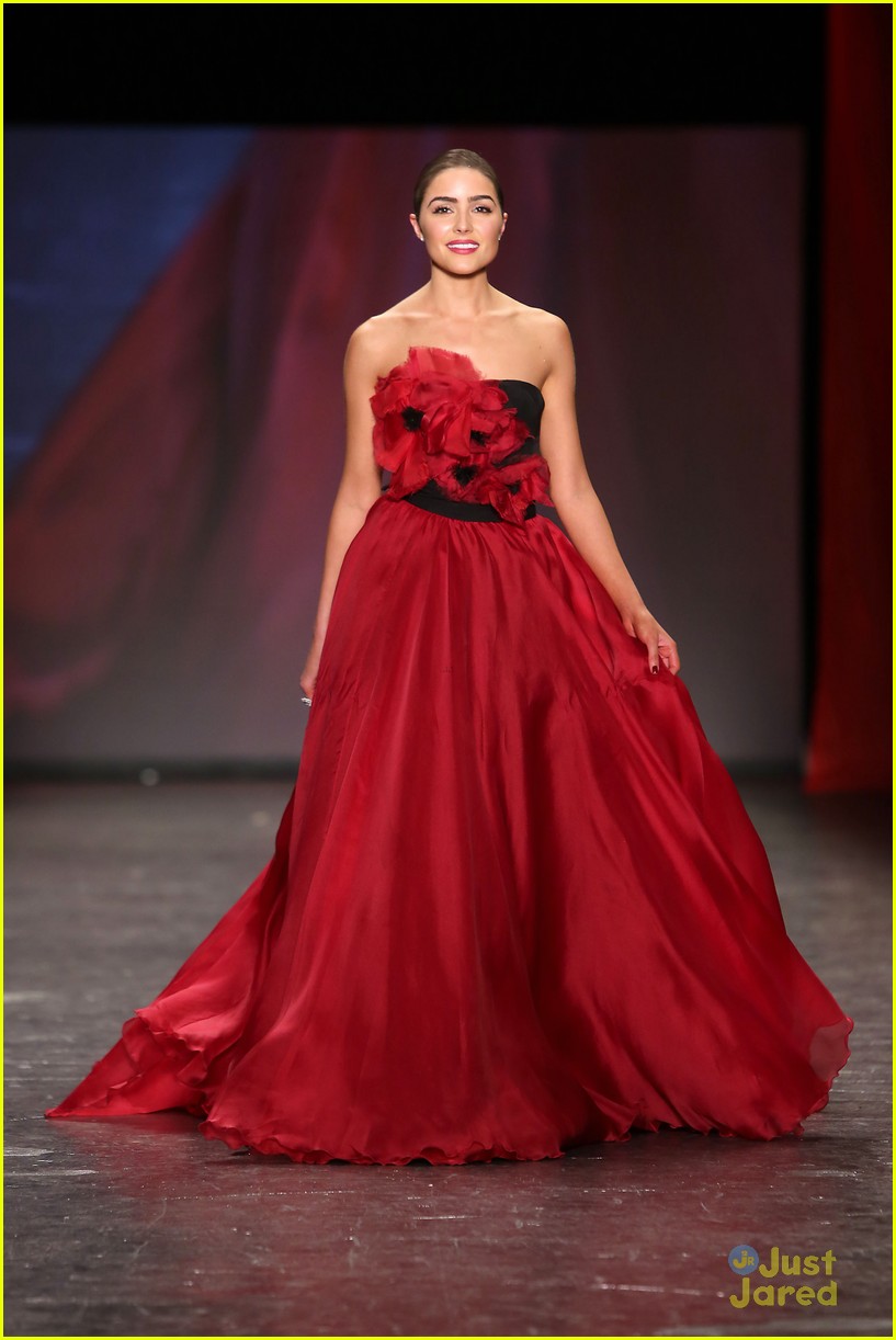 gigi gorgeous attina mermaid red dress show alexa olivia lele jillian reed 22