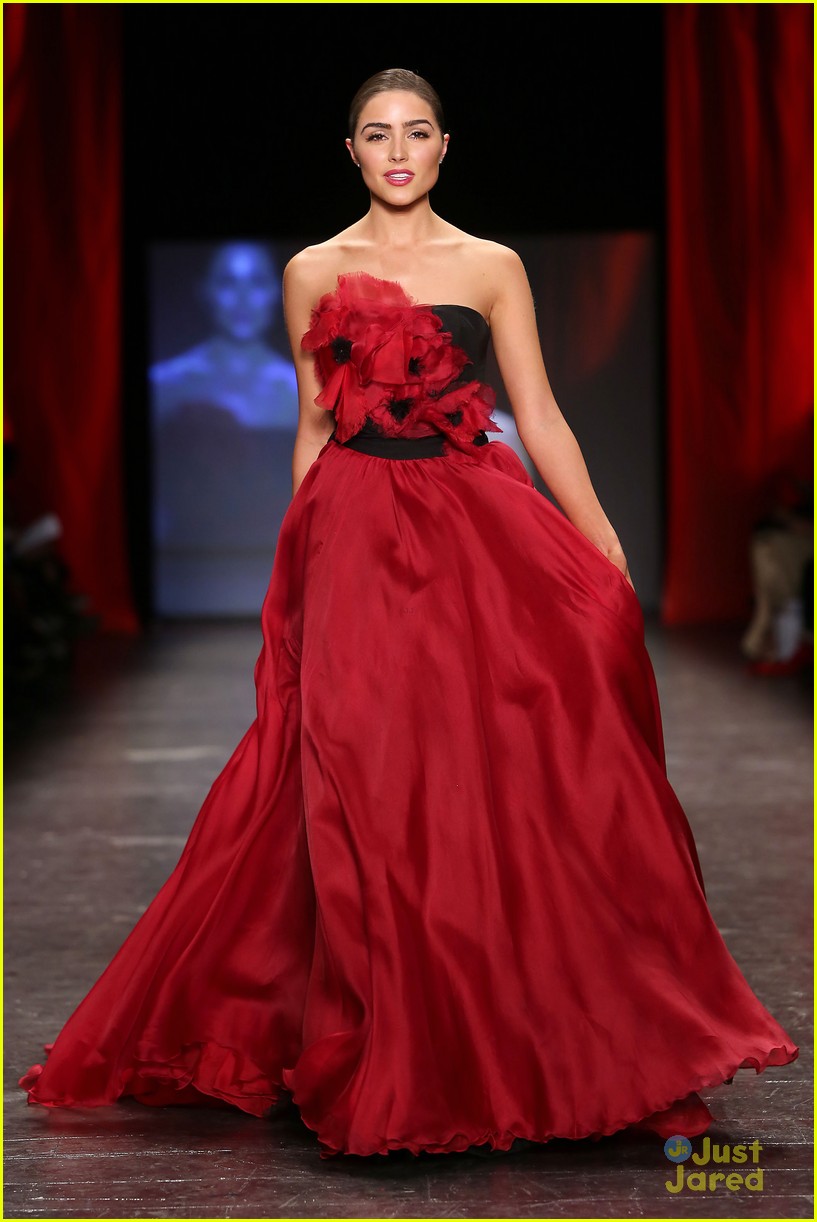 gigi gorgeous attina mermaid red dress show alexa olivia lele jillian reed 23