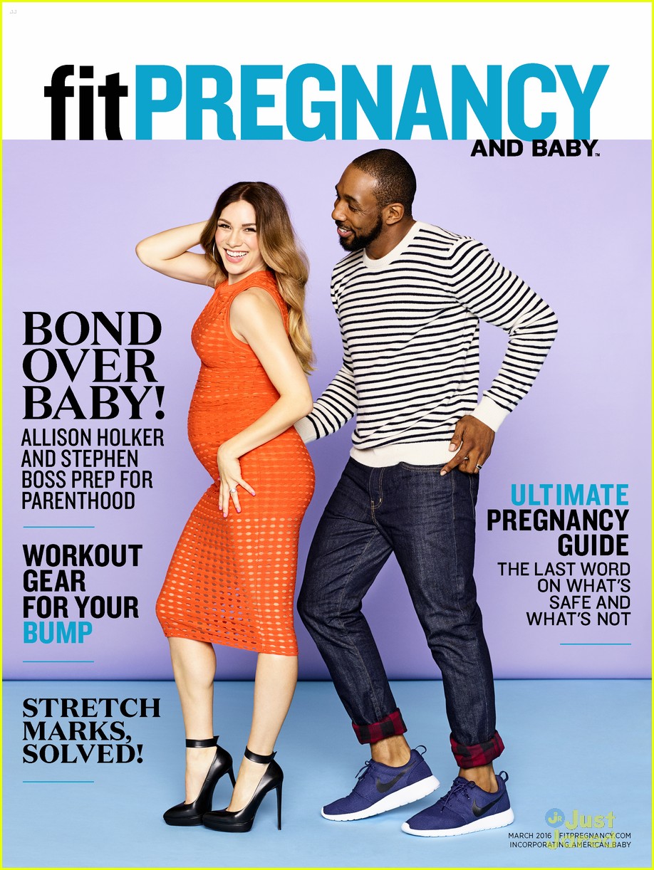 Allison Holker Shows Off Growing Baby Bump On 'Fit Pregnancy's March