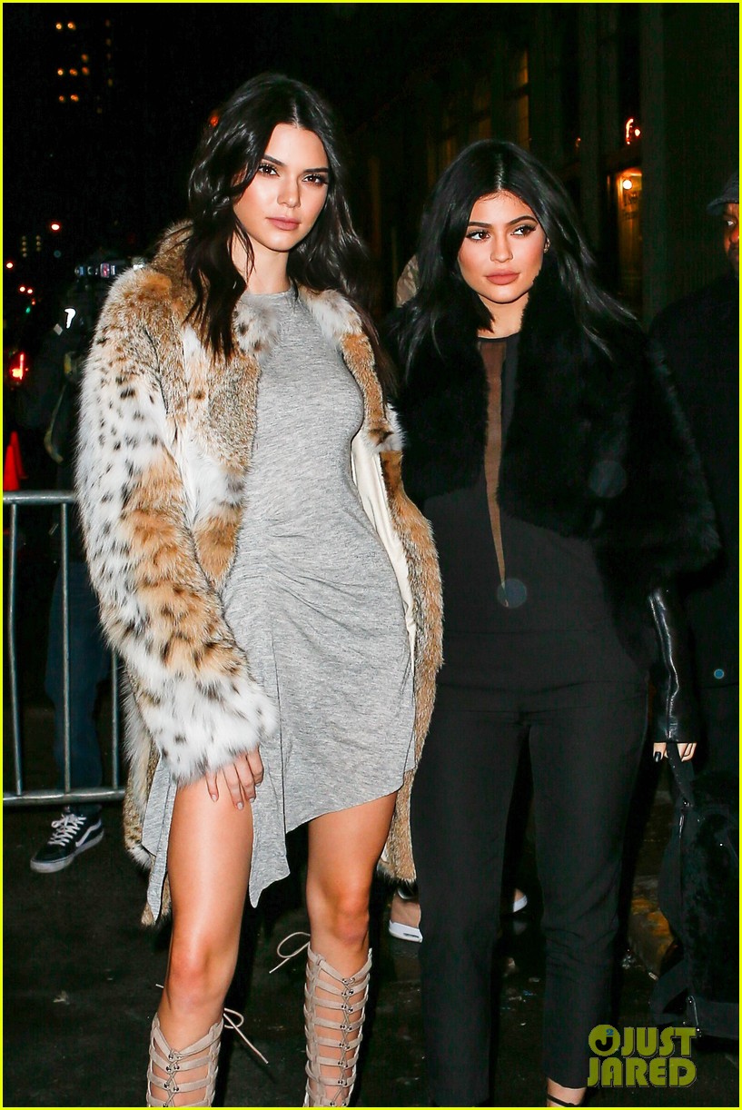 kendall and kylie attend launch for new collection 01