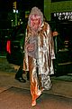kylie jenner gold outfit pink hair perfect valentines 17