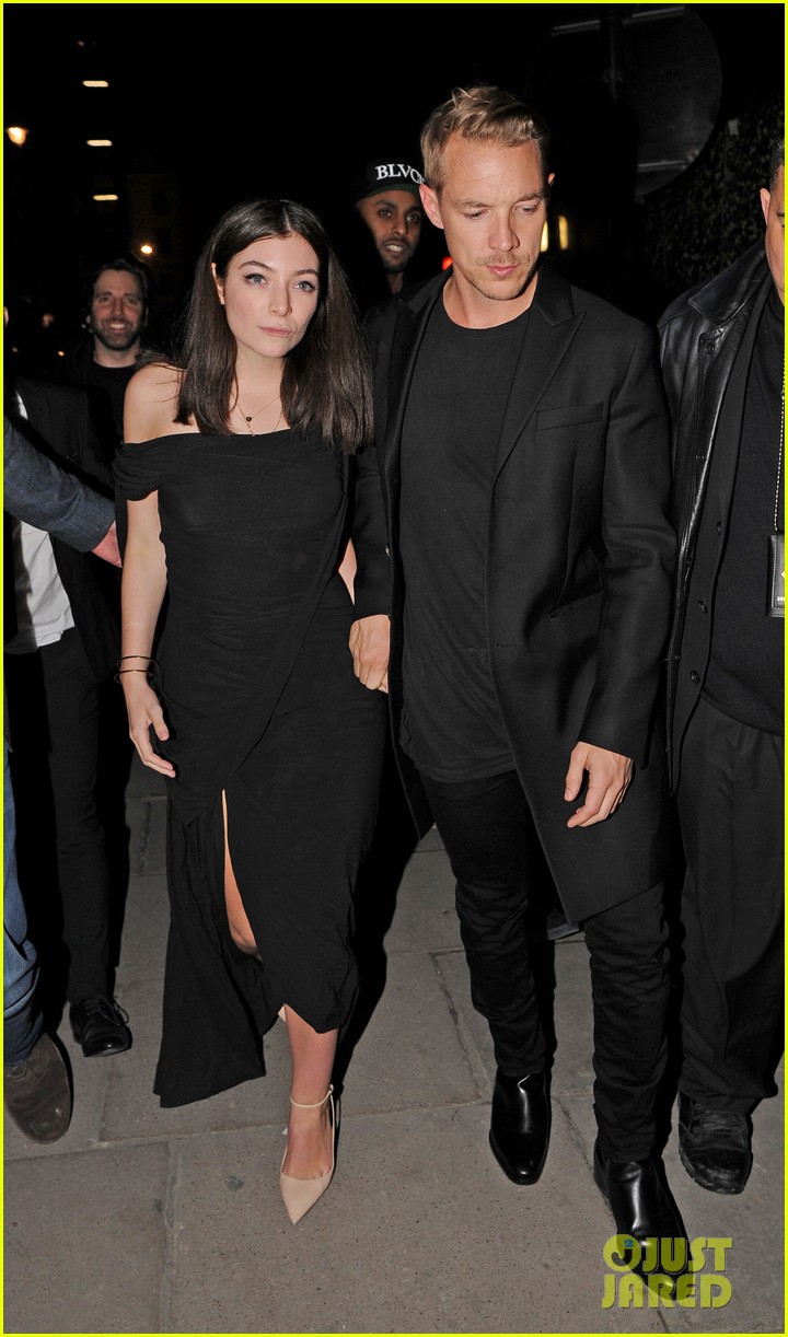 lorde holds hands diplo brit awards party 02
