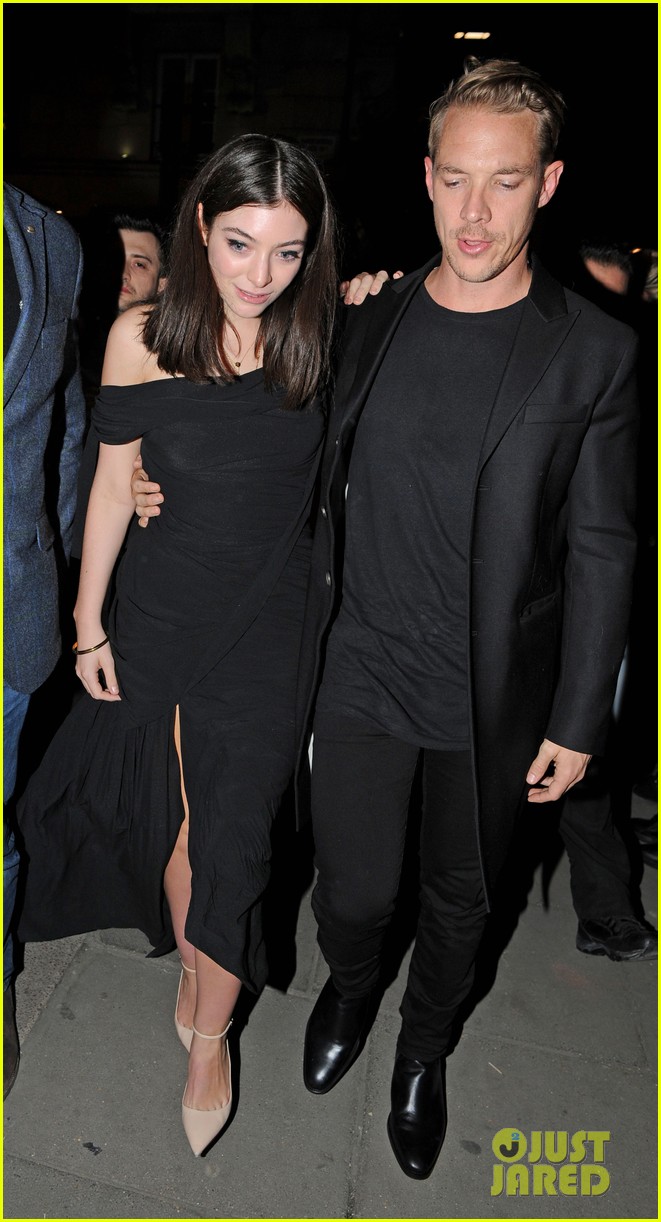 lorde holds hands diplo brit awards party 03