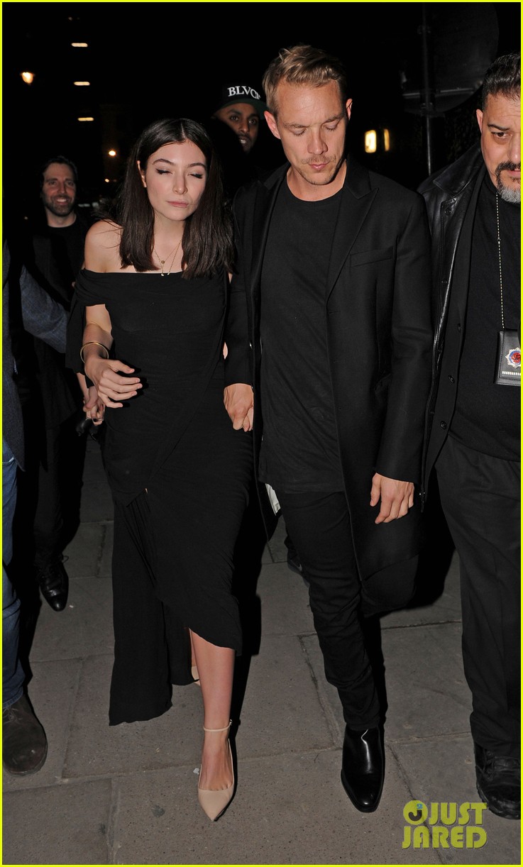 lorde holds hands diplo brit awards party 12