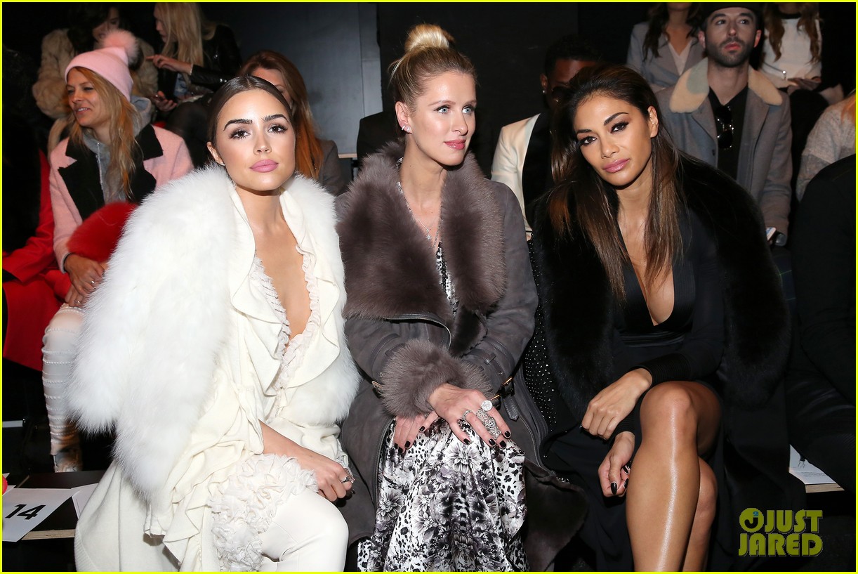 olivia nicole and arden come out for nyfw 11