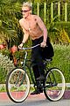 cody simpson shirtless bike ride venice 01