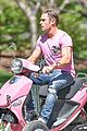 zac efron the rock film baywatch on a scooter 41