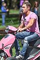 zac efron the rock film baywatch on a scooter 43