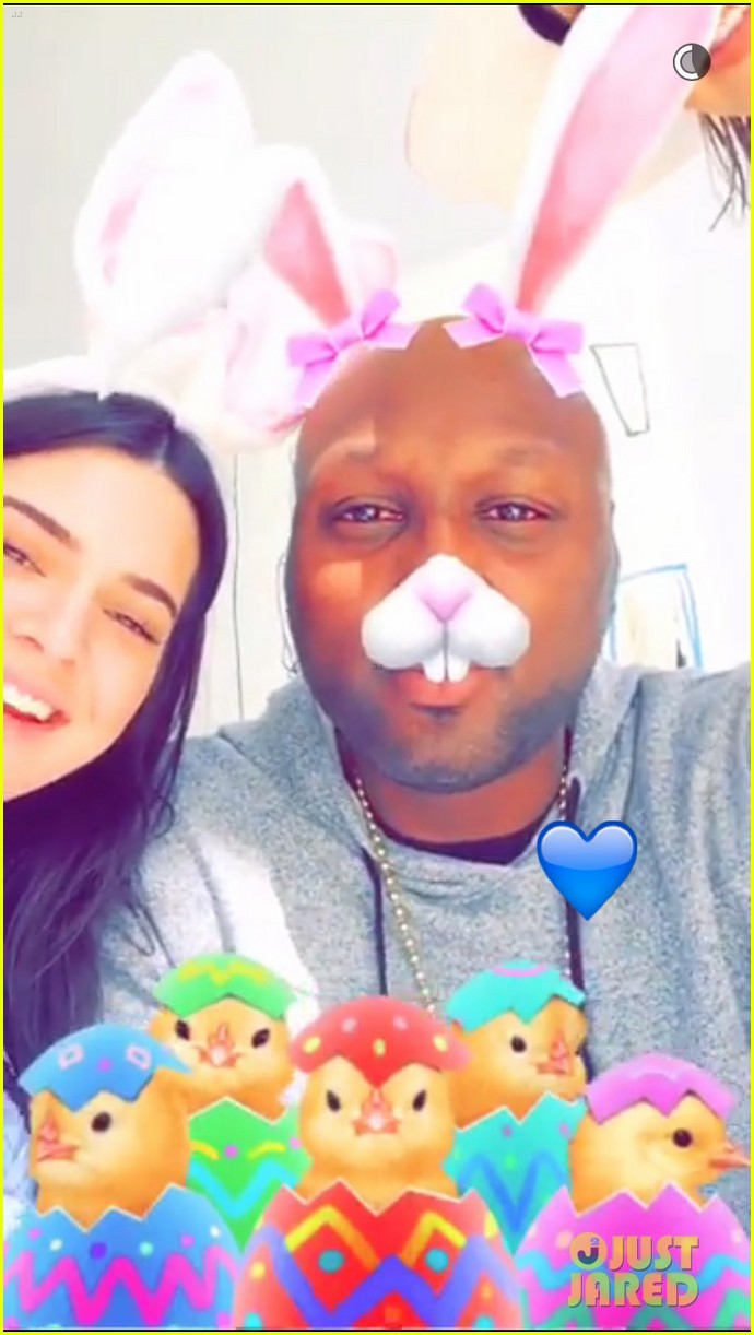 kardashians share snapchats on easter 03