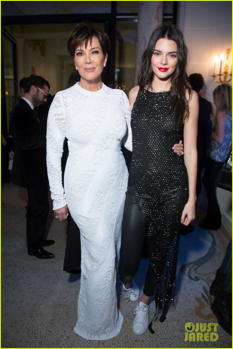 kendall jenner and kris jenner have a night out in paris 01