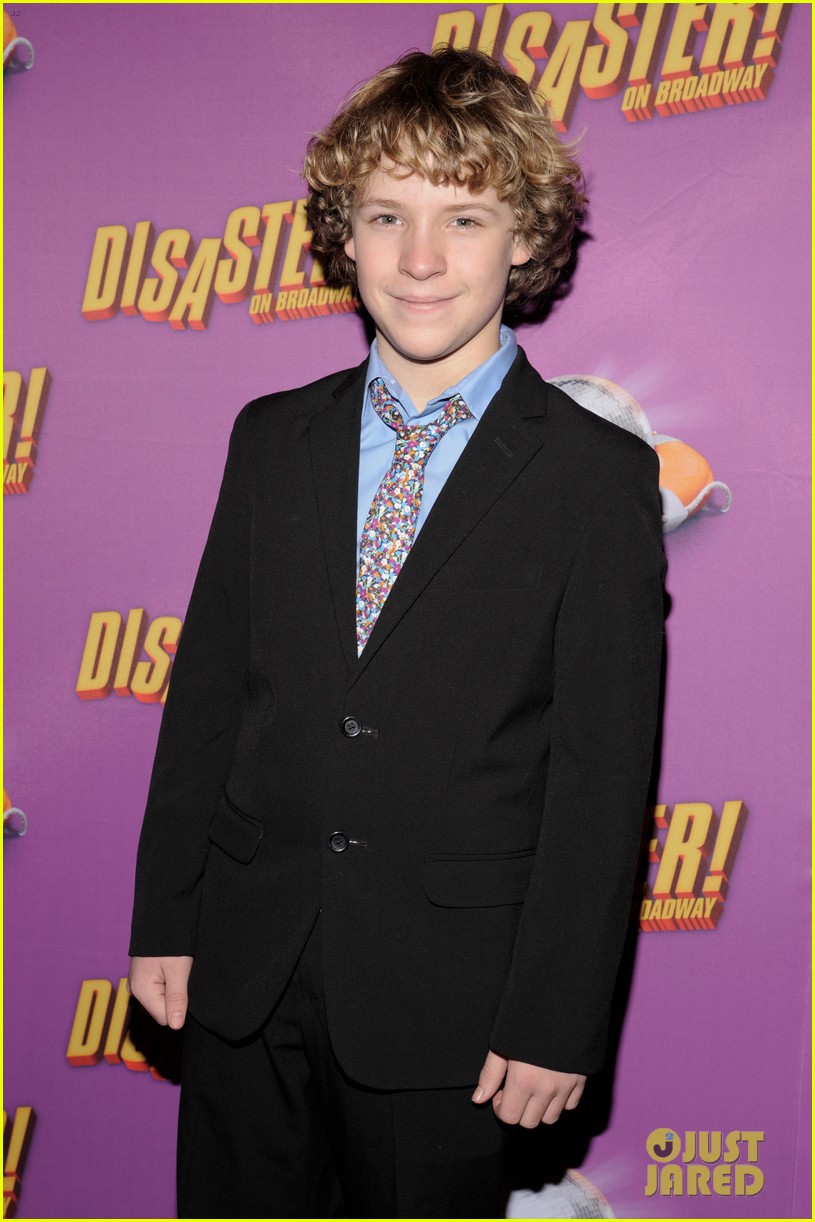 brian littrell son baylee makes broadway debut in disaster 06