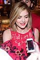 lucy hale brazil arrival shopping before convention 04
